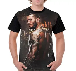 Randy Orton Tshirts Mens Tee Classic Design Casual Bekväma tröjor Nyhetskläder andas med kort ärm Polyester Str1285173