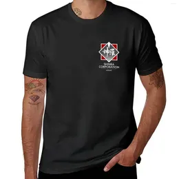 Herren Polos Shinra Corporation-Taschendruck T-Shirt süße Tops Anime-Kleidung Sportfans schwarze T-Shirts für Männer