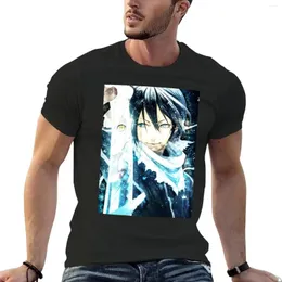 Tanques masculinos tampos de tanques noragami yato roupas mangas de anime camisetas tees gráficos meninos t mens vintage