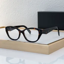 Nytt lyxmärke ättik fyrkantiga ramglasögon mäns optiska glasögon som läser glasögon kvinnors mode personliga rena handgjorda PR14ZV -glasögon