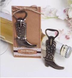 Creative Bottle Opener Hitched Cowboy Boot Western Geburtstag Braut Hochzeit Gefälle und Geschenke Party süßes Werkzeug1883668