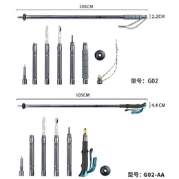 Ultra-Light 4-Section Aluminum Trekking Poles: Foldable Hiking