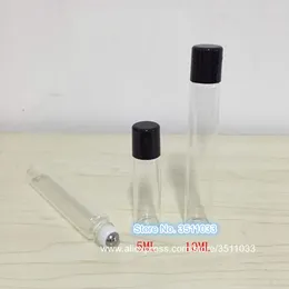 Lagerflaschen 5 ml Glas nachfüllbare Flaschenrolle am Ball für ätherische Öl leer 50pcs