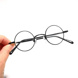 CUBOJUE Kleine runde Myopie -Brille 38mm Brillen Frames männliche Frauen optische Brillen 0 bis -1000 Hochschreibung Myopic 240514