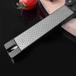 Portable Knife Sharpener Folding Diamond Dubbelsidig fläktform Kniv sax Spajning Stone Kitchen Ceramic Sharching