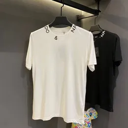 Italien d g varumärke tees Milan Mens kvinnor designer t shirt lyxig svart vit 100% bomull felfri korrekt bokstav tryck grafisk kort ärm t-shirts storlek s-2xl