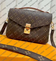 Designer -Tasche Damen Handheld Umhängetasche Mode Casual Cross Body Colored Postman Bag Wallet Handtasche 02