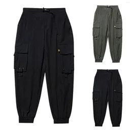 Frauenhose Unisex Casual Cargo Streetwear Harem Tapered Jogger mit Multi -Taschen für Hip -Hop -Fans Frauenhochhosen Hosen