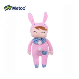 Dolls Metoo Plush Doll Toy Adequado para meninas bebês Kawaii Mãe e filho estilos 2 peças Angela Childrens Christmas Gift S2452201 S2452201 S2452201