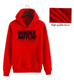 Dunder Mifflin Hoodies Männer Mode Langarmbrief bedruckte Hoodies Sweatshirt Lustige Hoodies9061115