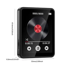 Blue Tooth MP3 Player Compact Portable Music Player With 1.8 Inch Screen, HiFi Sound, Video, Voice Recorder & FM Radio, E Book Reader Lightweight For Daily Use From Ddmyapr, $29.42