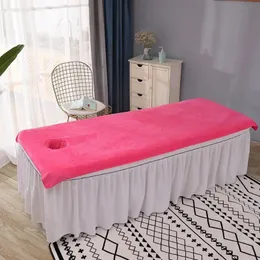 2 dimensioni impermeabile per olio resistente alla bellezza Salon foglio spa per massaggio terapia tavolo da letto copertura foglio solido per il salone di barbiere