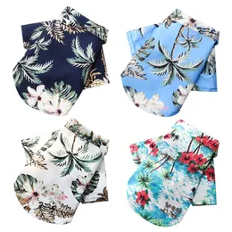 Small Pet Clothes Hawaiian Style Breathable Cool Summer Dog Clothes Clothing Wholesale Shirts for Small Medium Dogs MHY049-
