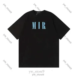 Camisa de rua masculina designer amirii letras imprimir tee gráfica casual High Street Men e mulheres amirii Sapato unissex solto manga curta Moda t camisetas 3d5d