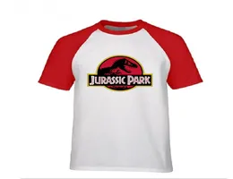 Männas avslappnade lösa mens toppar Jurassk Park tryck man t-shirt europeisk aman stil kort ärm o nack bomull t shirt polos5656522