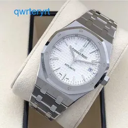 Highend AP 손목 시계 Mens 시계 Royal Oak 시리즈 37mm 직경 날짜 디스플레이 정밀 강철 자동 기계식 캐주얼 럭셔리 시계 15450