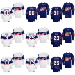 National USA Hockey 2024 IIHF Jersey Mistrzostwa Świata 13 Johnny Gaudreau 43 Luke Hughes 12 Matt Boldy 5 Michael Kesselring 4 Seth Jones 57 Shane Pinto Zach Werenski