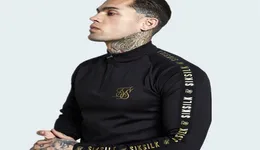 Camicie di seta Sik Sia camicie da uomo a maniche lunghe Siksilk Shirt Felpe Autunno Streetwear Hip Hop Streetwear Sik Tshirt Silk Silk Selda MX8768624