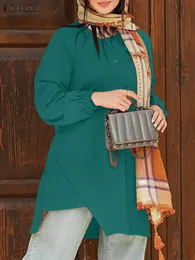 DHgate.com:ZANZEA Womens Long Sleeve Turkish Blouse: Casual