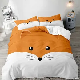 Bedding conjuntos de camas de edredão de animais da floresta capa em tamanho grande meninas meninas garotas de cama de camas de floresta de animais de formação de formação 2 sham h240521 x97n