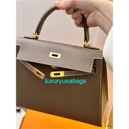 Borse in pelle autentica Ky Sagni per spalle 2024 Nuova Mini Bag di seconda generazione Sensore per sacche da donna a spalla a tracolla a tracolla da donna ELEWITH LOGO HBRU