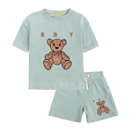 Designer -Babykinder Kleidung Sets Luxus Mädchen Jungen Sporty Suits Childrens Classic Brand Clothing Mode Kleidung Sommer Tshirt Cad24052202