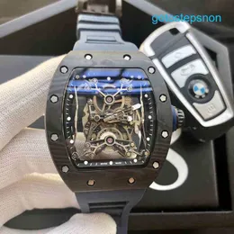 RM Tactical Trist Watch Movement Automatic Luxury Business 레저 개인 자동 기계식 시계 Hollow