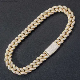 Designer Chain Chain Chain colares 18K colares de hip -liço de ouro 925 VVS de prata esterlina vs colares de diamante moissanita gelados