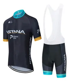 Cycling Trikot Set 2020 Pro Team Astana Cycling Clothing Sommer atmungsaktiv