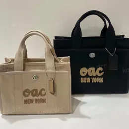 Cargo Tote Bag Canvas Zip-Top Closure Womens Mens Shopping Bags Luxury Leopard Print City Classic Female Large Capacity Handbag