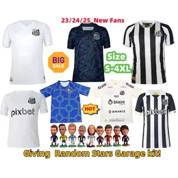 XXXL 4XL 24 25 Santos FC Soccer Jerseys 2023 2024 Leonardo Braga Angulo Rwan Seco Football Shirts Barbosa Zanocelo Madson Pink October Men Uniform