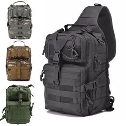 Military Backpack Tactical Assault Pack Crossbody Sling Bag Waterproof Rucksack Outdoor Hiking Camping Man Shoulder 240513