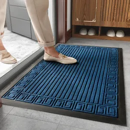 Entry Door Rubber Antislip Mat Balcony Terrace Outdoor Dustproof Carpet Strong And Durable High Resilience Wearresistant Rug 240520