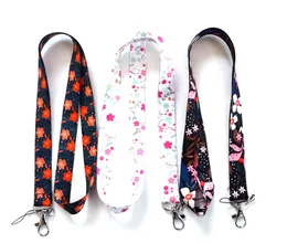 Dhgate красивые цветы сердечные таблетки Lanyard для ключей цепочка ID Cread Card Cover Pass Charm Braps Braps Holder Holder Accessories Gistes