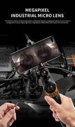 6mm 1m 4ウェイ720度明確な産業内視鏡ステアリングHDボアスコープカー修理ツールミニカメラ