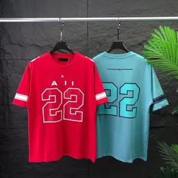 24SS Style w stylu literowym Drukuj koszulka designerka