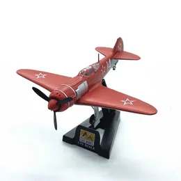 Aircraft Modle 1/72 Skala Zweiter Weltkrieg Sowjet LA7 Fighter Jet Model Fertige dekorative Spielzeugdisplay -Serie 36334 S2452204