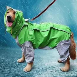 Hundekleidung Regenmantel wasserdichte Anzüge Punkt Cape für mittelgroße Big S Kapuzenjacke Poncho Haustiermantel Chubasquero Para Perrors