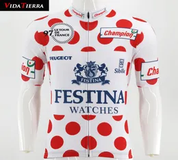 2019 Vidatierra Men Cycling Jersey White Red Mtb Jersey Go Pro Classic Can Custom Pro Racing Team Maillot Ciclismo Lucky Cool Retr6452871