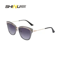 نظارات شينو النسائية الشمسية الرجعية مصممة مصممة شمس الأزياء العلامة التجارية للأزياء