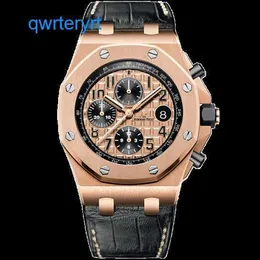 Elegant AP Wrist Watch Royal Oak Offshore 18K Rose Gold Automatic Mechanical Mens Watch 26470OR Luxury Watch 26470OR OO A002CR.01