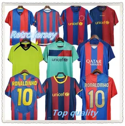 Retro Football 1998 1999 2011 Camisetas 2005 2006 07 08 09 2010 Barcelon Retro Soccer Trikots Vintage Shirt Puyol Ronaldinho Xavi 2013 14 15 A.iniesta Vintage