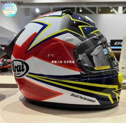 High strength protection arai motorcycle helmet exclusive shop top grade breathable Japanese Edition ASTRO-GX Star Stripe Yellow helmet with 1to1 real logo