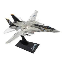 Flugzeugmodle Diecast 1/144 Piratenflagge Squadron VF-84 F-14 Tomcat Alloy Fighter Model Orange Collection Souvenir Display S2452204