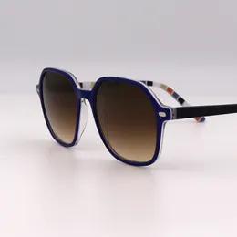 Nowe okulary przeciwsłoneczne w stylu retro kobiety sześciokątne marka projektantka mody deska rama okularów słonecznych mężczyzn Gradient obiektyw okulos gafas 2194 274s