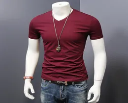 Mydbsh 남성 브랜드 의류 여름 솔리드 Tshirt 남성 캐주얼 Tshirt 패션 남성 짧은 슬리브 티셔츠 플러스 크기 5xL CX2007093730089