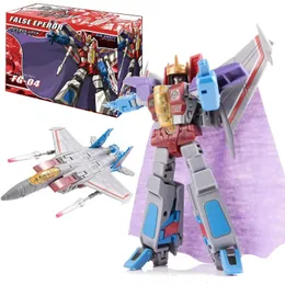 Transformation Toys Robots New Jinbao Transformation FG-04 FG04 Stars False Eperor Air Craft مع Cape Crown Action Figure Gift Y240523