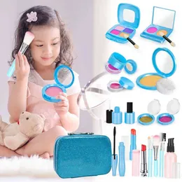 Beauty Fashion Girl finge brincar com brinquedos de maquiagem simulando conjuntos de maquiagem Play House Princess Beauty Education Toys Gifts WX5.21