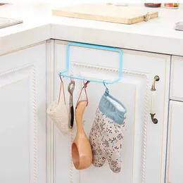تخزين المطبخ 1 قطعة خزانة باب منشفة فردية رف بلاستيك غير محدود من القماش شنقًا شمراً