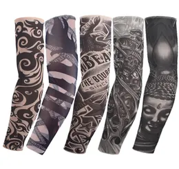 Fashio Elastic Tattoo Sleeves Reiten UV CARE COOL DRINTED SONNESPRAUT ARMSCHUTZ GLOVE FAKE TATEOTOO8378794